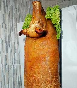 Cojín de lechona para 40 personas